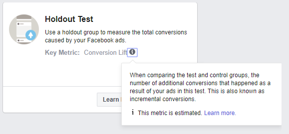 O Facebook adicionou o novo elemento “Experiments” ao Ad Manager, para ajudar a otimizar o desempenho do anúncio 3