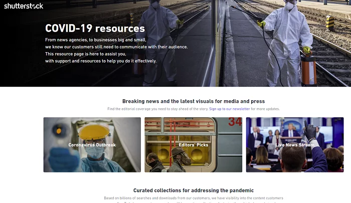 Shutterstock fornece imagens, vídeos e guias gratuitos para ajudar pequenas e médias empresas impactadas pelo COVID-19 2